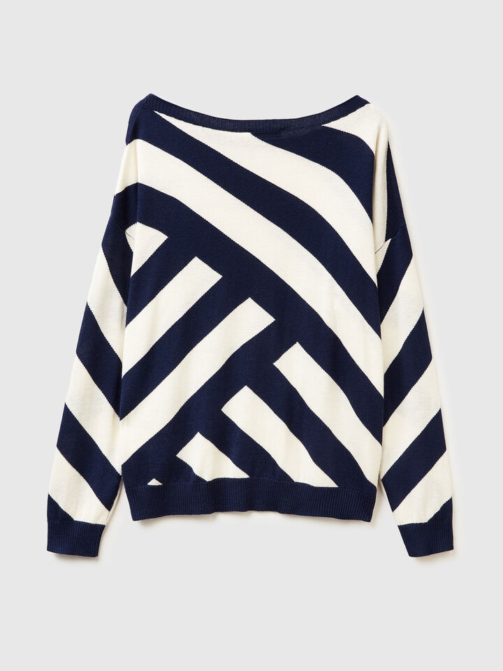 BOAT-NECK SWEAT.L/S Women image number 6